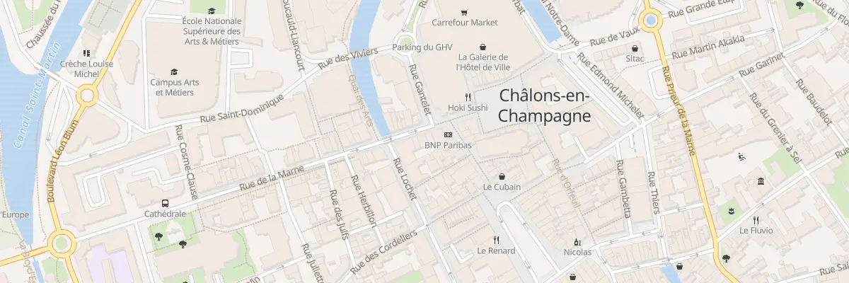 Plan du 17 Rue de la Marne à Châlons-en-Champagne