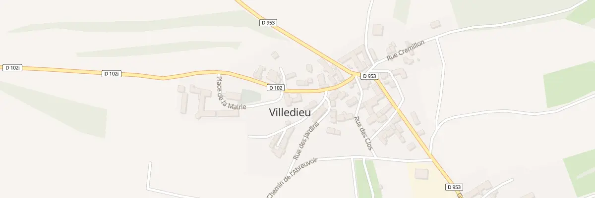 Plan du 5 Rue de l’Eglise à Villedieu