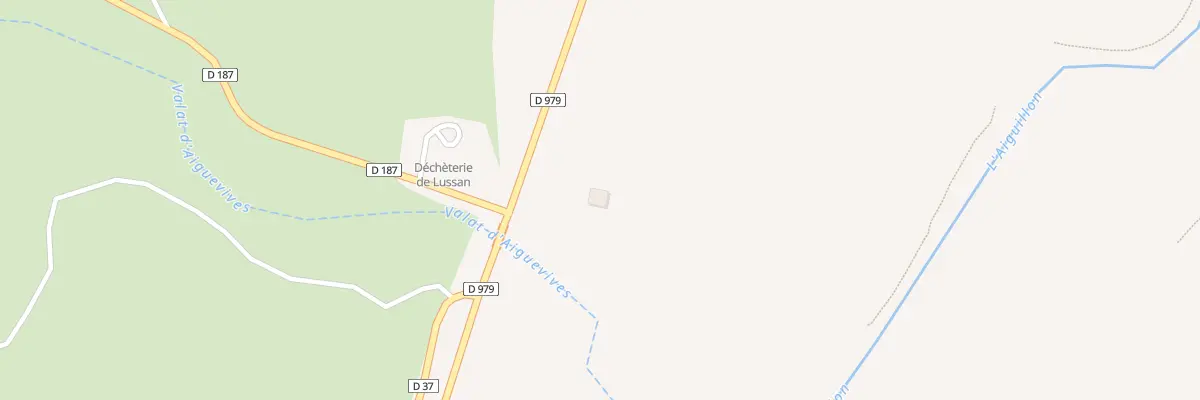 Plan du 5485 Les Gueidannes à Lussan