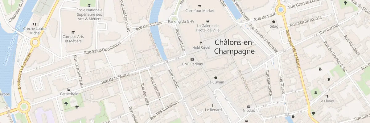 Plan du 15 Rue de la Marne à Châlons-en-Champagne