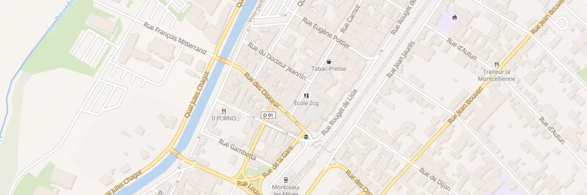 Plan du 50 Rue Carnot à Montceau-les-Mines