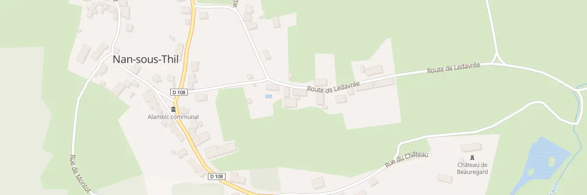 Plan du 8 Rte de Ledavrée (nan) à Nan-sous-Thil