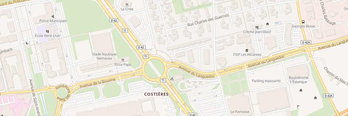 Plan du 760 Che du Mas de Vignolles à Nîmes