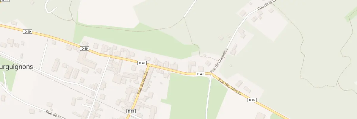 Plan du 12 Rue des Tilleuls à Bourguignons