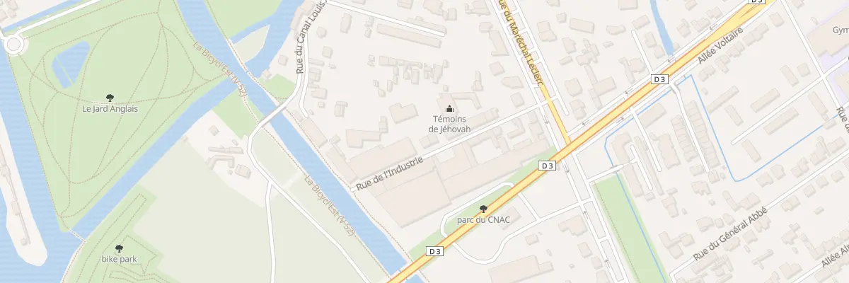 Plan du 16B Rue de l’Industrie à Châlons-en-Champagne