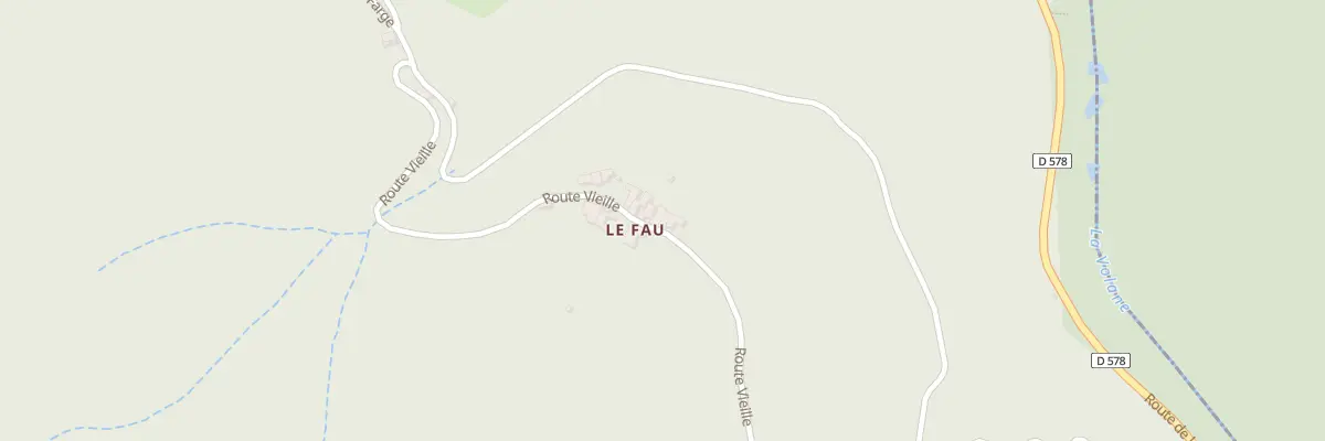 Plan du 5147 Le Faux à Vallées-d’Antraigues-Asperjoc