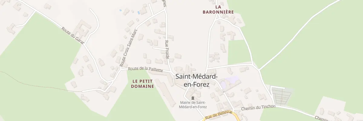Plan du 8 Rue Froide à Saint-Médard-en-Forez