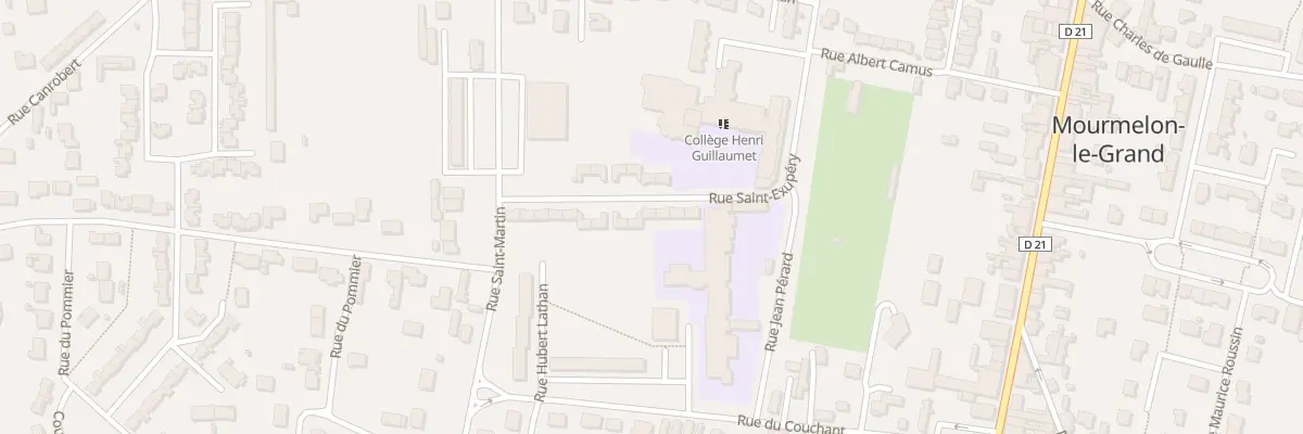 Plan du 33 Rue Saint-Exupéry à Mourmelon-le-Grand