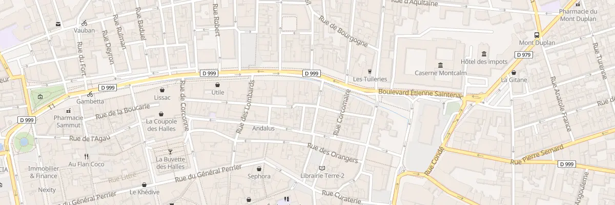 Plan du 33 Rue Bat d’Argent à Nîmes