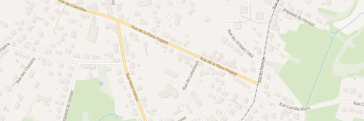 Plan du 18 Rue de la Place Pageot à Montceau-les-Mines
