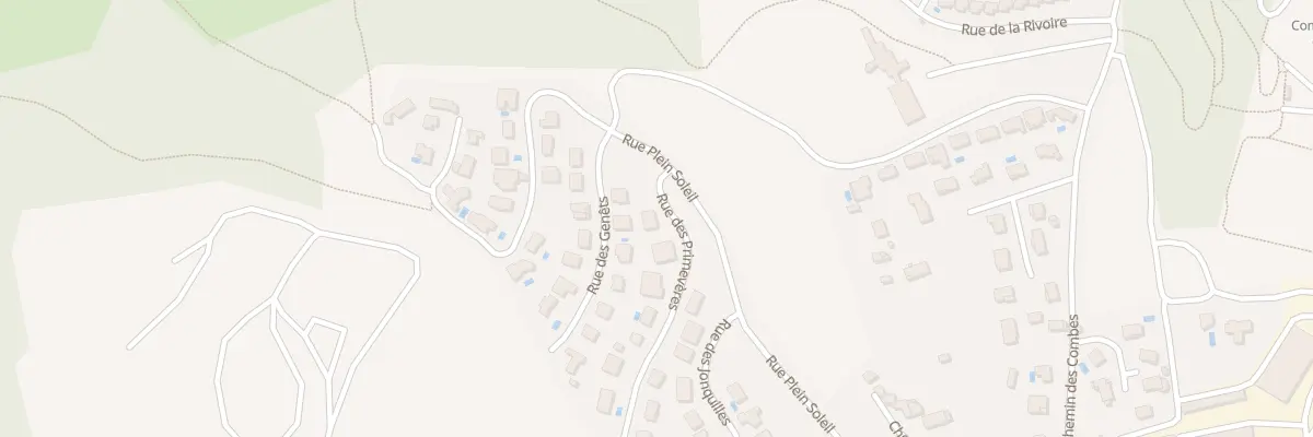 Plan du 2 Rue des Primevères à La Ricamarie