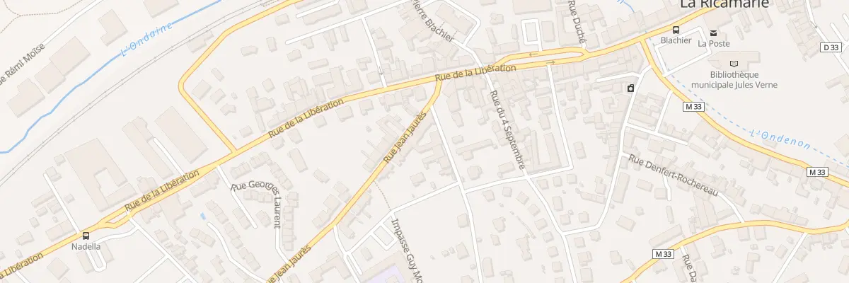 Plan du 3B Rue Jean Jaurès à La Ricamarie
