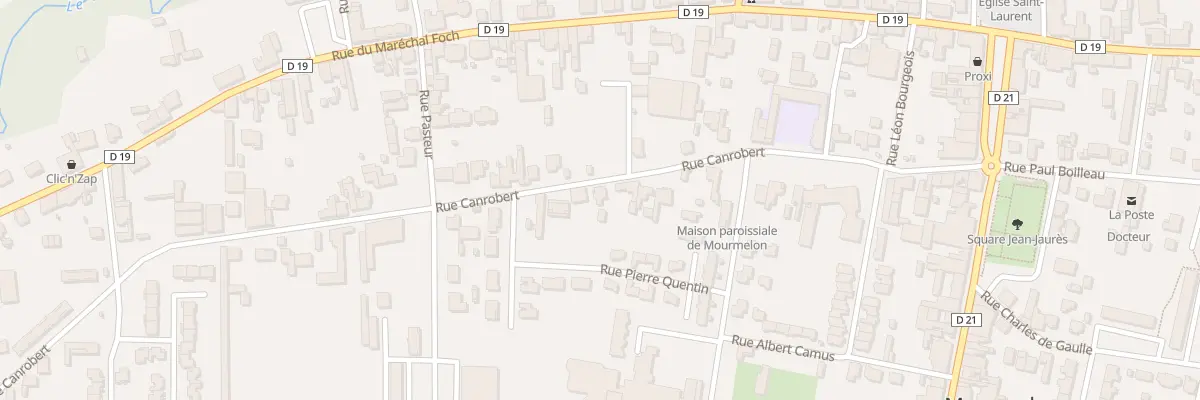 Plan du 23 Rue Canrobert à Mourmelon-le-Grand