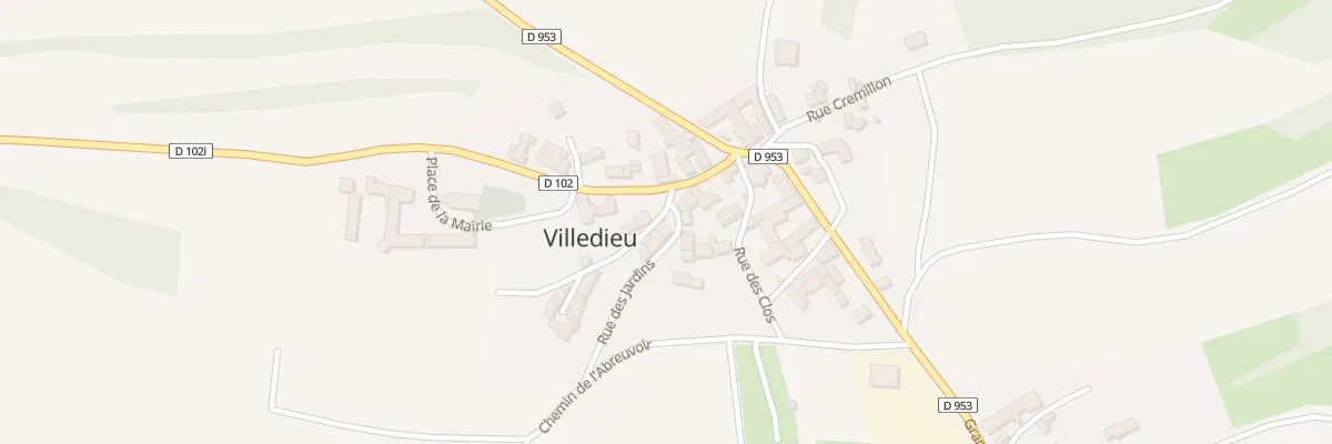 Plan du 2 Rue des Jardins à Villedieu