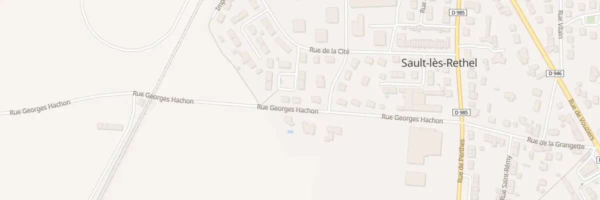 Plan du 260 Rue Georges Hachon à Sault-lès-Rethel