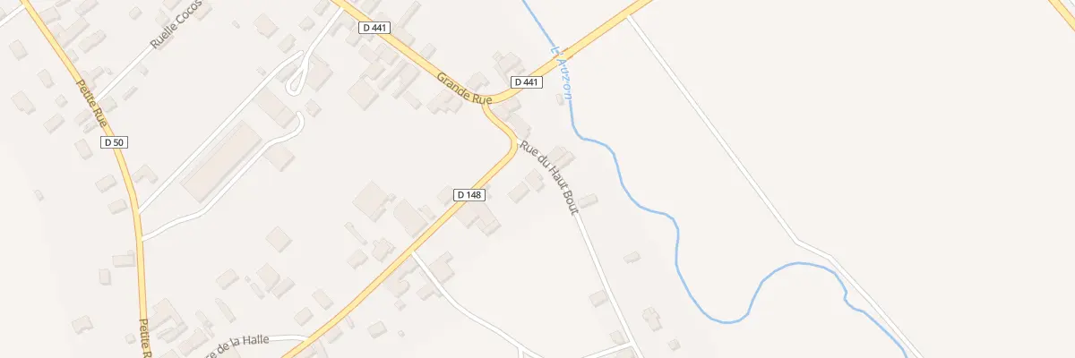 Plan du 2 Rue du Haut Bout à Pougy