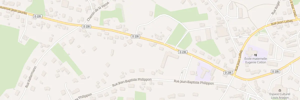 Plan du 23 Av Jean Jaurès à Saint-Vallier