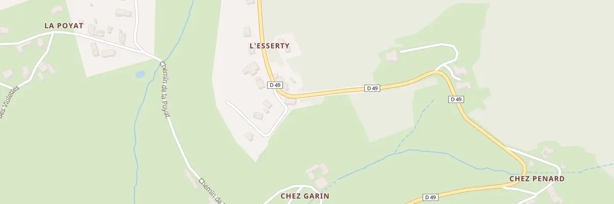 Plan du 5134 L’Esserty à Violay