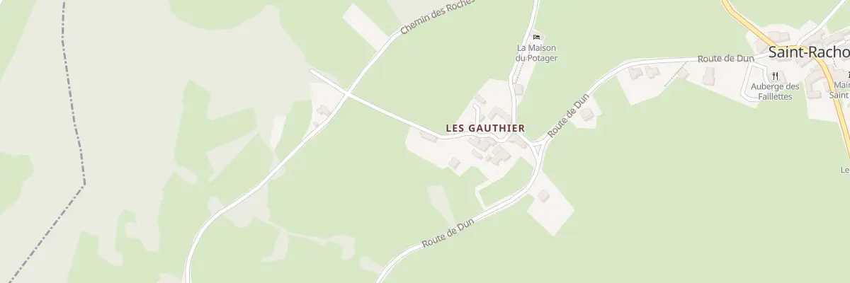 Plan du 111 Che des Gauthiers à Saint-Racho