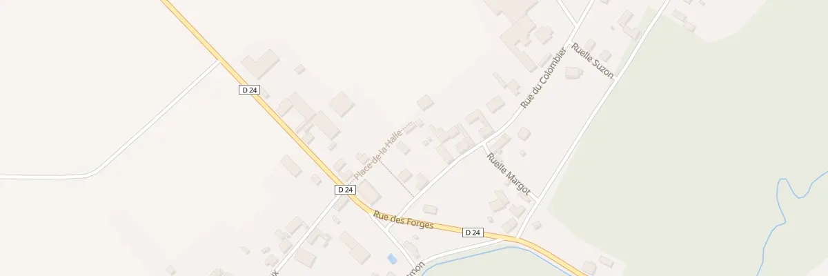 Plan du 2 Rue de la Halle à Dampierre