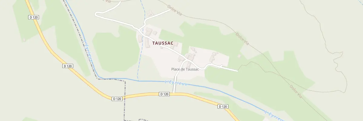 Plan du 95 Che de Taussac à Saint-Martin-de-Valamas