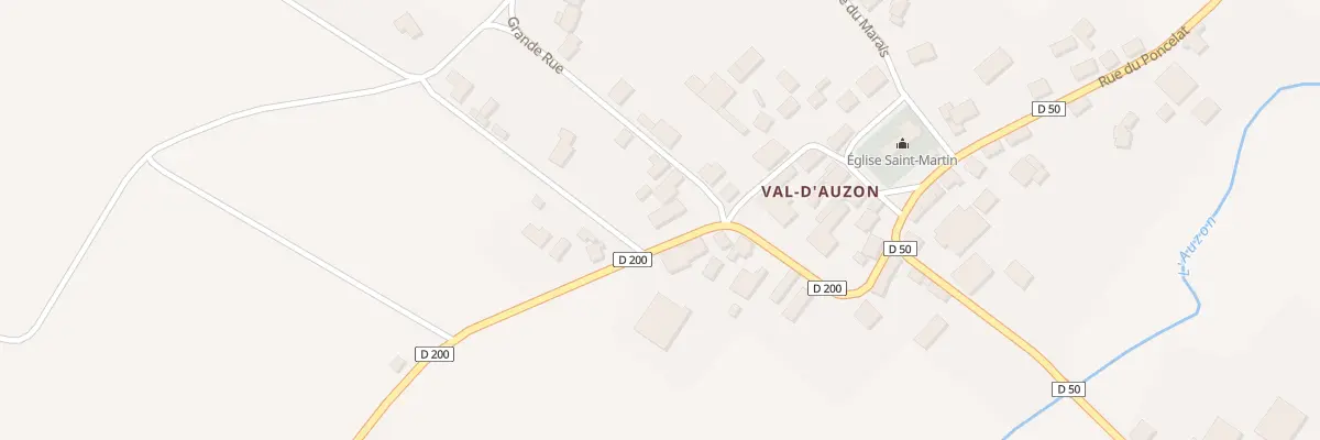 Plan du 2 Rte de Montangon à Val-d’Auzon