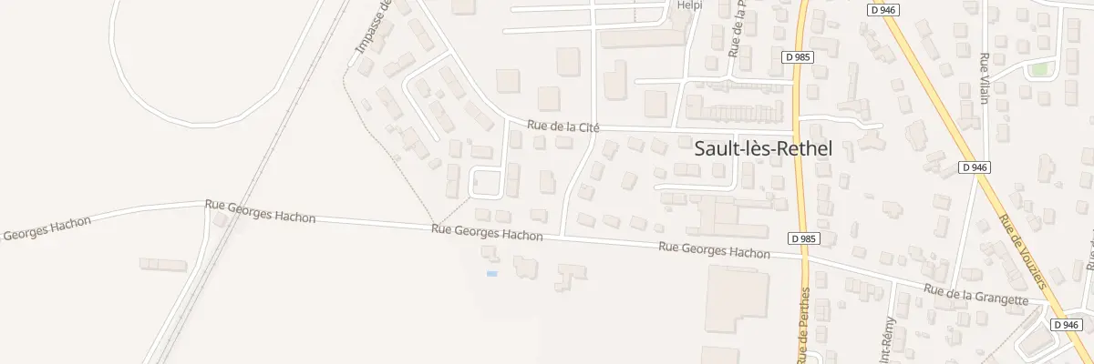 Plan du 2 Rue de la Liberte à Sault-lès-Rethel