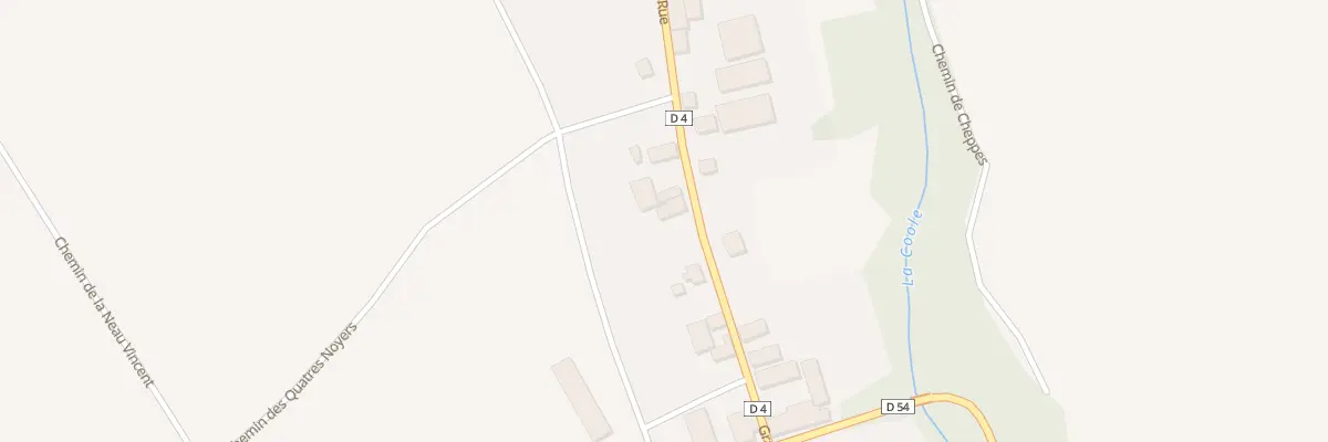 Plan du 22 Gr Grande Rue à Coupetz
