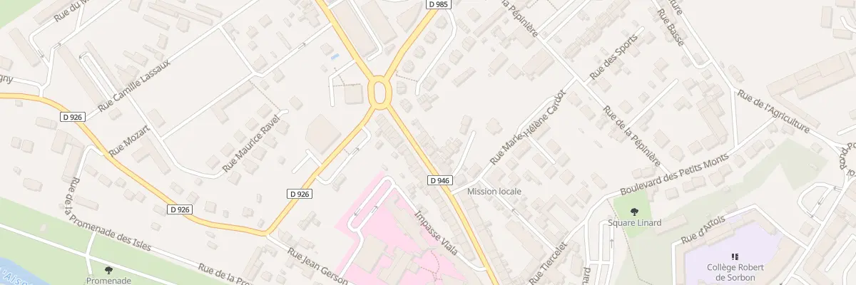 Plan du 60 Rue Robert Sorbon à Rethel