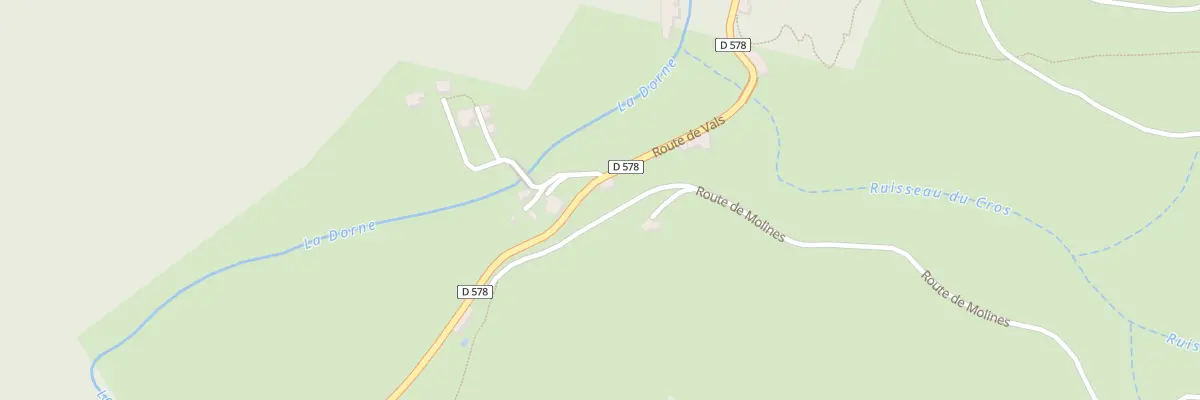 Plan du 5135 La Combelle à Dornas