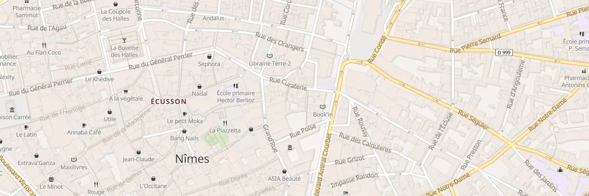 Plan du 18 Rue Curaterie à Nîmes