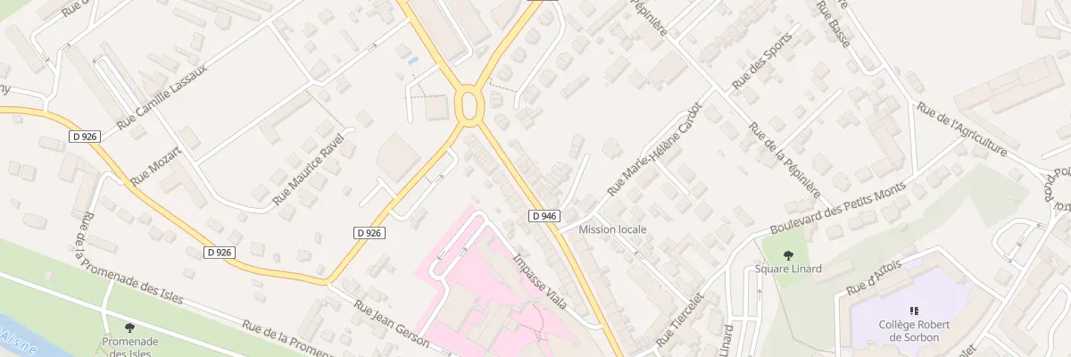 Plan du 56 Rue Robert Sorbon à Rethel