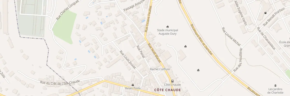 Plan du 13 Rue Noël Blacet à Saint-Étienne
