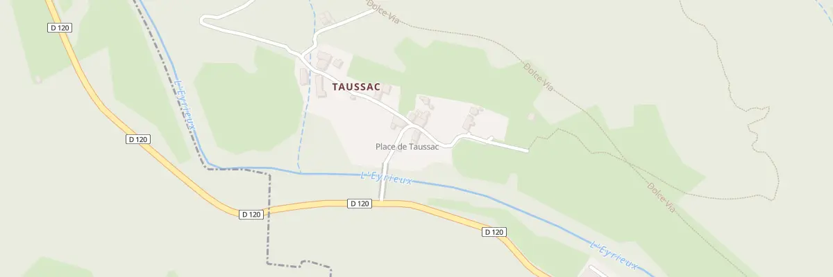 Plan du 110 Che de Taussac à Saint-Martin-de-Valamas