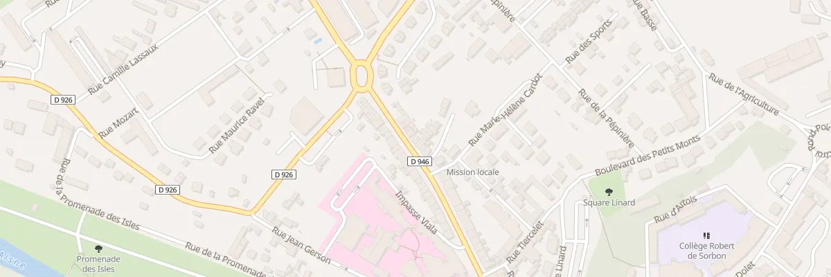 Plan du 54 Rue Robert Sorbon à Rethel
