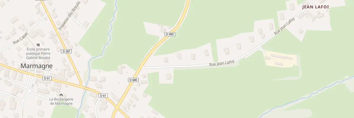 Plan du 9 Rue Jean Lafoy à Marmagne