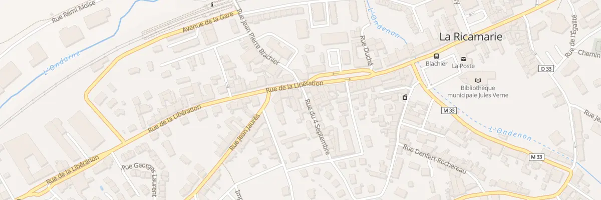 Plan du 31 Rue de la Libération à La Ricamarie