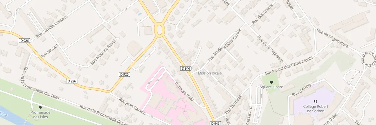 Plan du 48 Rue Robert Sorbon à Rethel