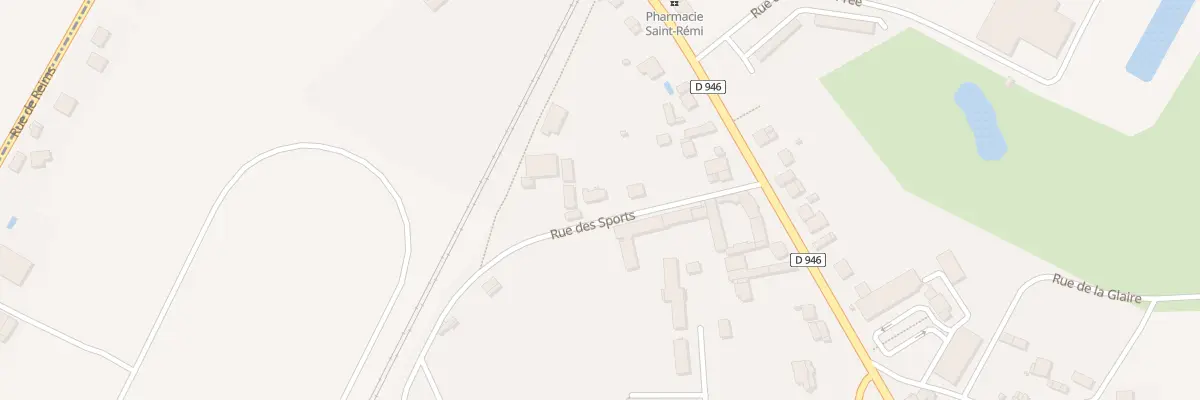 Plan du 6 Rue des Sports à Sault-lès-Rethel