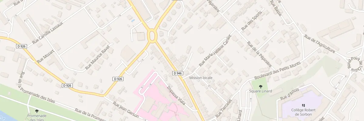 Plan du 7 Imp Robert Sorbon à Rethel
