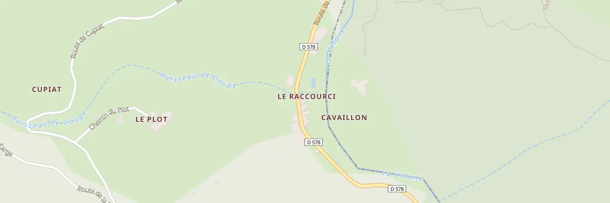 Plan du 5136 Le Raccourci à Vallées-d’Antraigues-Asperjoc