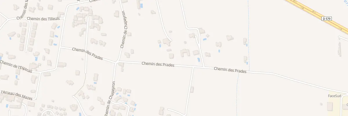 Plan du 361 Che des Prades à Vallon-Pont-d’Arc