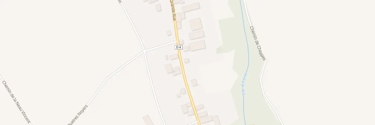 Plan du 23 Gr Grande Rue à Coupetz