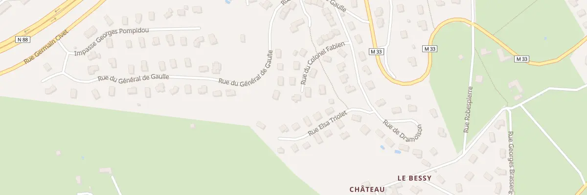 Plan du 16 Rue du Colonel Fabien à La Ricamarie