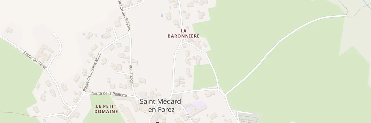 Plan du 102 Rte de la Baronnière à Saint-Médard-en-Forez