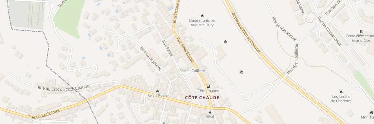 Plan du 3 Rue Noël Blacet à Saint-Étienne