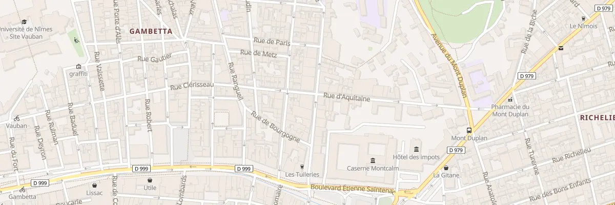Plan du 17 Rue Enclos Rey à Nîmes