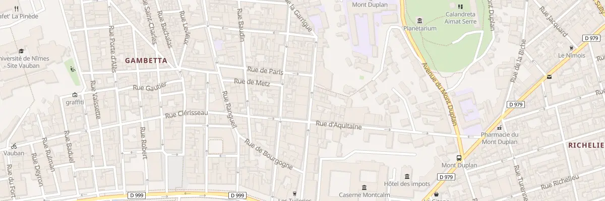 Plan du 21 Rue Enclos Rey à Nîmes