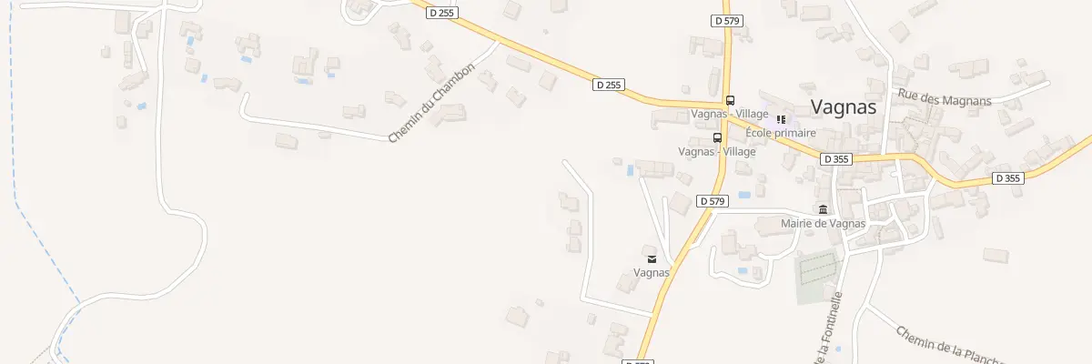 Plan du 181 Rte de Barjac à Vagnas