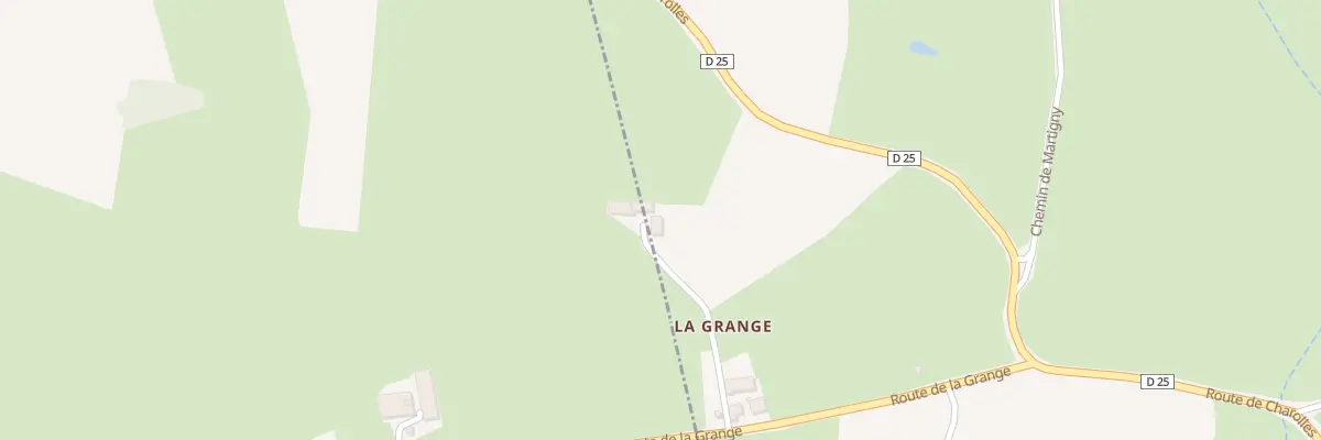 Plan du 230 Rte de la Grange à Gibles